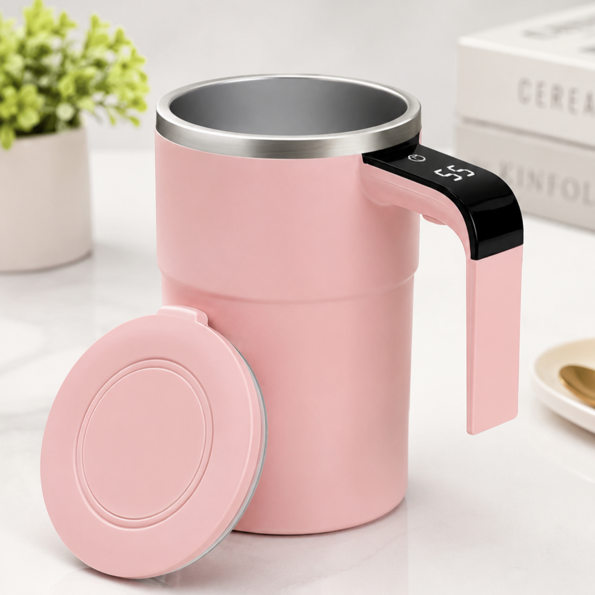 BuzzCart™ Self-Stirring Smart Mug