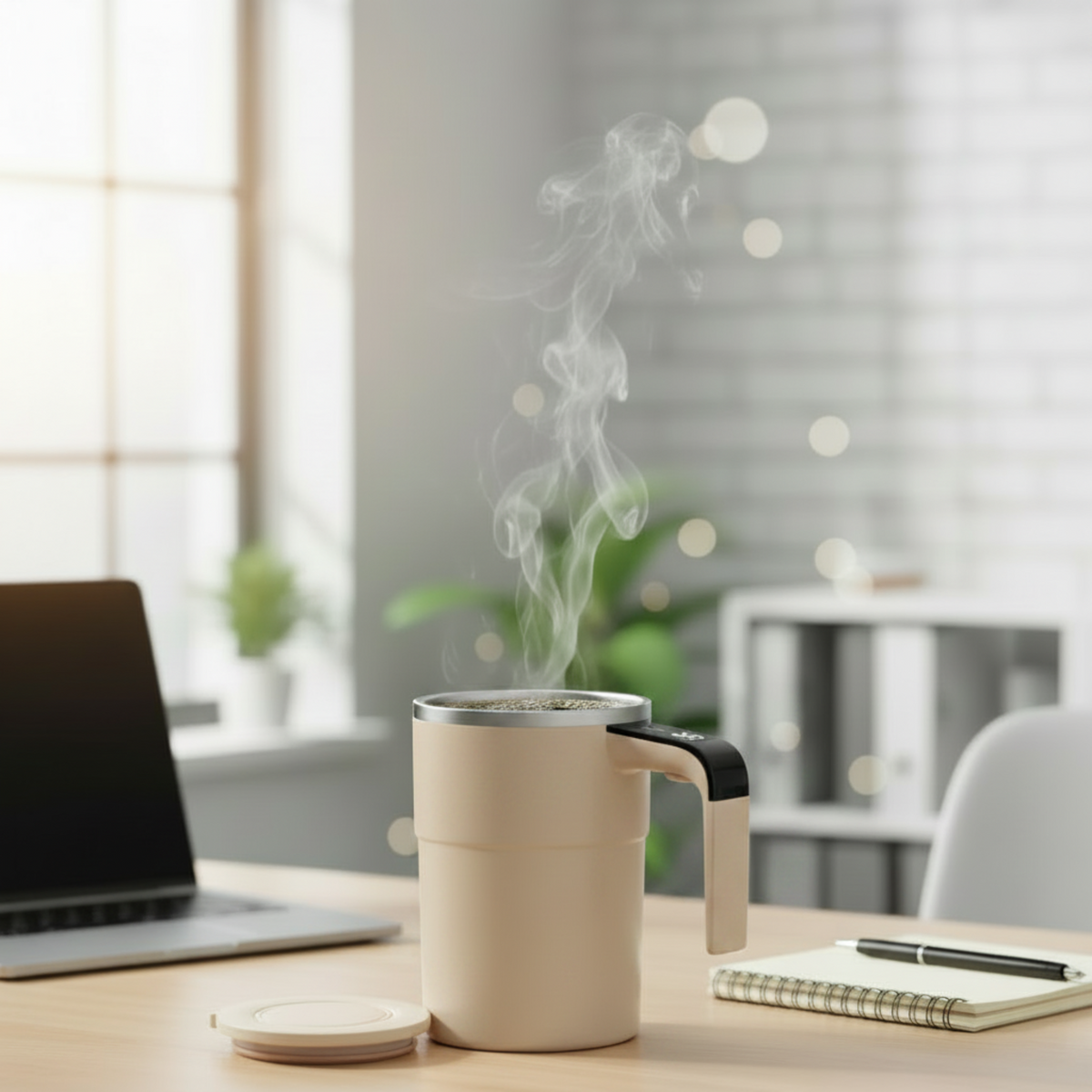 BuzzCart™ Self-Stirring Smart Mug